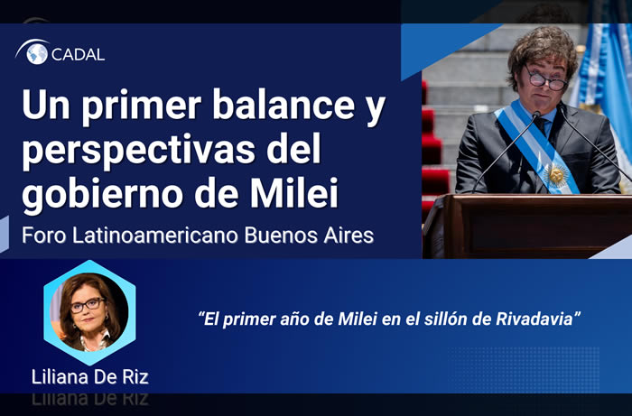 Liliana De Riz: El primer año de Milei en el sillón de Rivadavia