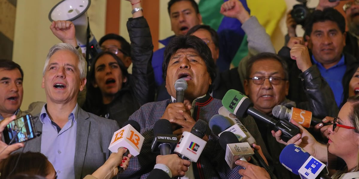 Evo Morales pone en juego su legado con las denuncias de fraude Evo Morales pone en juego su legado con las denuncias de fraude