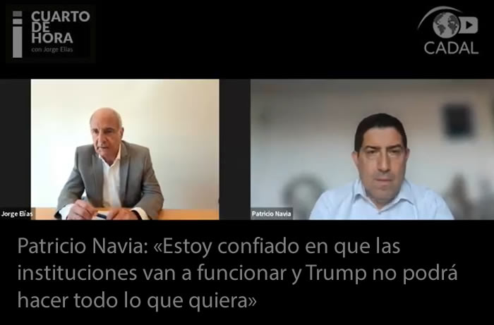 Patricio Navia: «Estoy confiado en que las instituciones van a funcionar y Trump no podrá hacer todo lo que quiera»